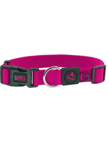 COLLAR DE NYLON DOCO SIGNATURE -ROSADO- M REF DCSN002