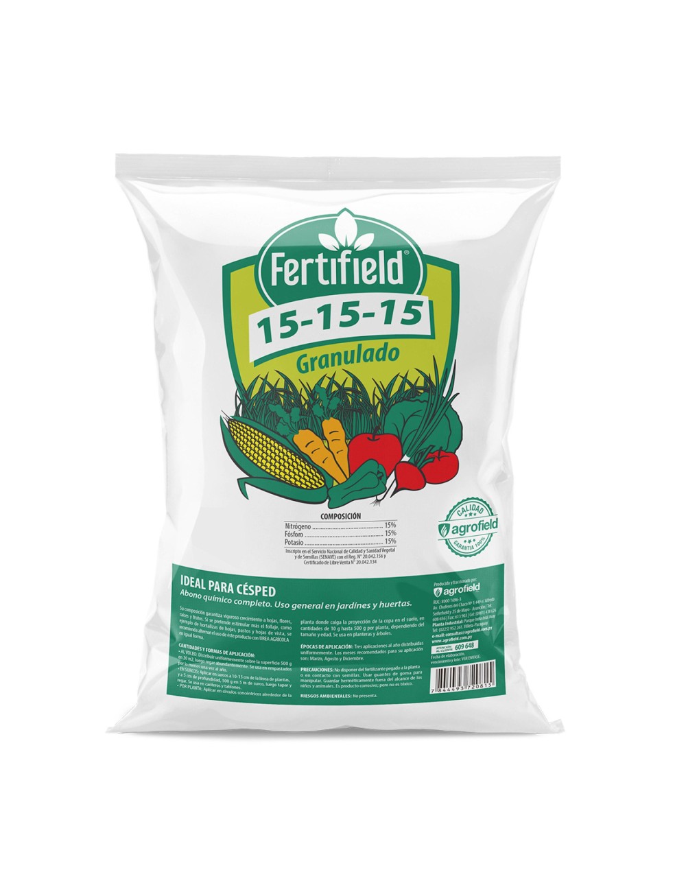 FERTIFIELD 15-15-15 X 50 KILOS