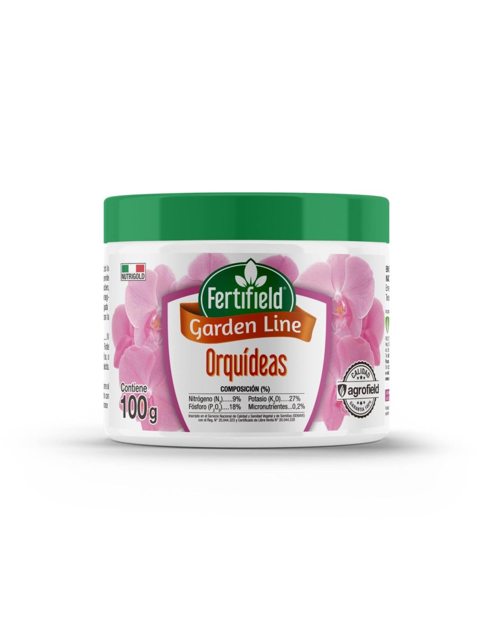 GARDEN LINE ORQUIDEAS - NUTRIGOLD POTE X 100 GRAMOS