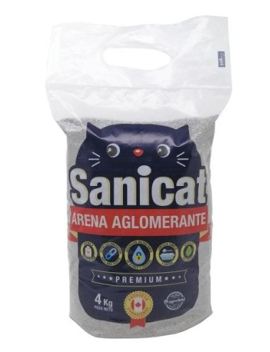 SANICAT ARENA AGLOMERANTE PREMIUM X 4 KILOS