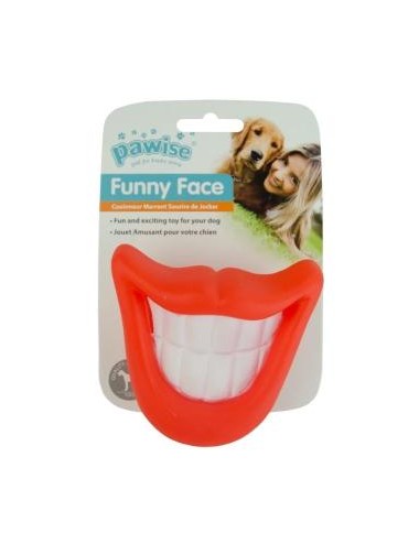 JUGUETE DE GOMA -PAWISE- SONRISA CON SONIDO REF.: 14113