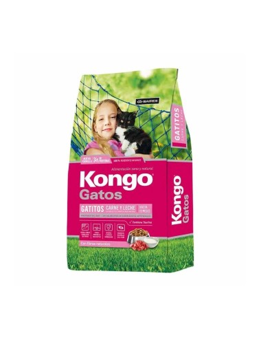 KONGO GATITOS CARNE & LECHE X 1 KG