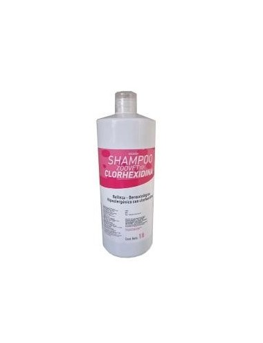SHAMPOO ZOOVET CON CLORHEXIDINA FRASCO X 1 LITRO