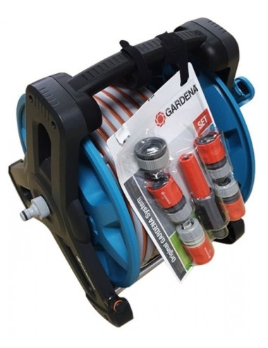 SOPORTE CON MANGUERA X 20 M CON ACCESORIOS -GARDENA- REF. 8009-20