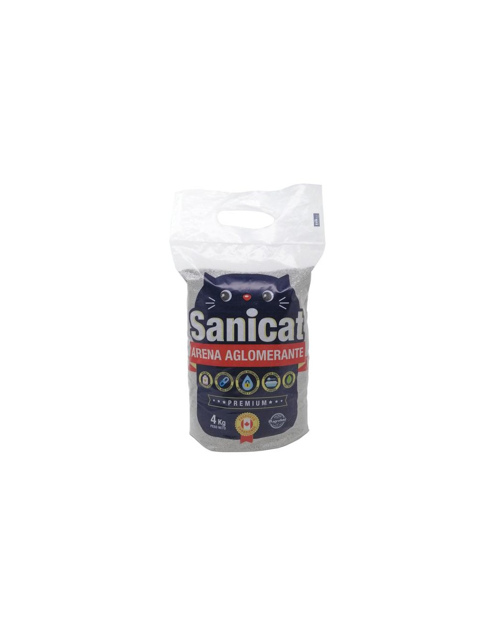 SANICAT ARENA AGLOMERANTE PREMIUM X 4 KILOS