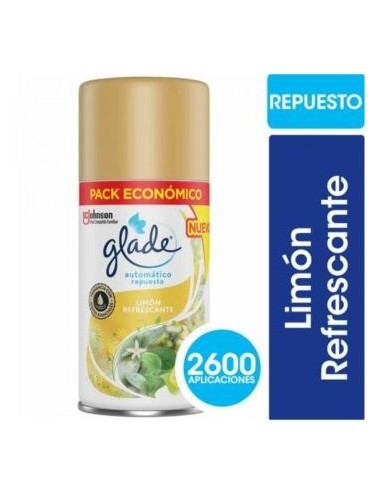 AROMATIZANTE GLADE AUTOMÁTICO REFILL LIMÓN 170ML