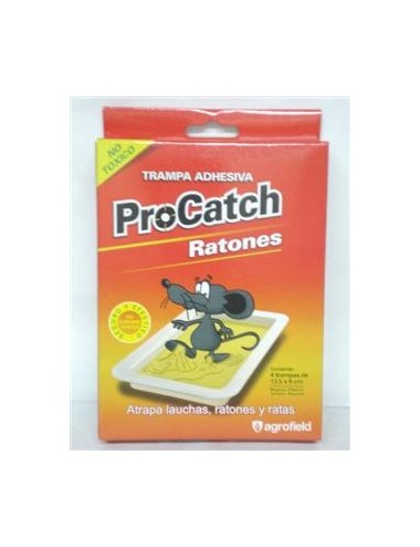 TRAMPA PARA LAUCHAS -PROCATCH- R-109 PLASTICO X 4 UNID 13.5X9 CM