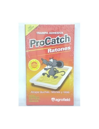 TRAMPA PARA RATAS -PROCATCH- R-102 AGLOMERADO X 2 UNID 24.5X14.5 CM