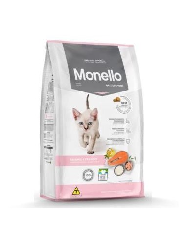 BALANCEADO MONELLO GATITO SALMON Y POLLO 1 KG
