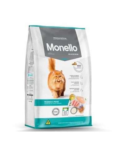BALANCEADO MONELLO GATO ADULTO BOLA DE PELO  1KG