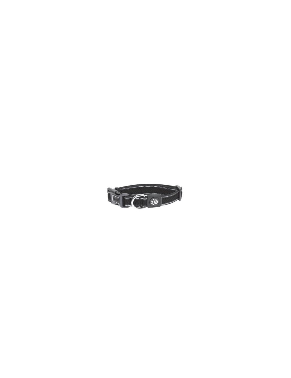 COLLAR DE NYLON DOCO REFLECTIVA -NEGRO- L REF DCA002