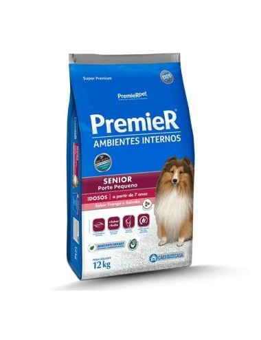 BALANCEADO PREMIER PERROS SENIOR +7 POLLO Y SALMON X 12KG
