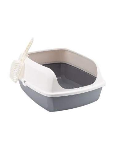 BANDEJA SANITARIA JCBPET CON PALITA MEDIANO GRIS REF MSP-B04