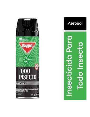 BAYGON NEGRO MATATODO AEROSOL X 300 C.C.