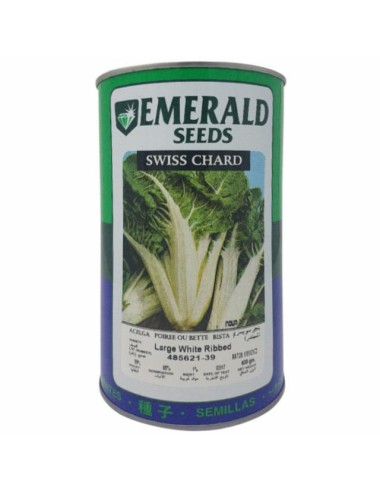 ACELGA LARGE WHITE RIBBED -EMERALD- LATA X 400 GRAMOS