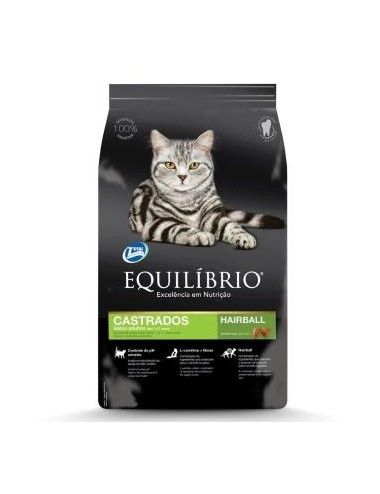 BALANCEADO EQUILIBRIO GATO ADULTO CASTRADO BOLA DE PELO (1-7AÑOS) 1,5KG