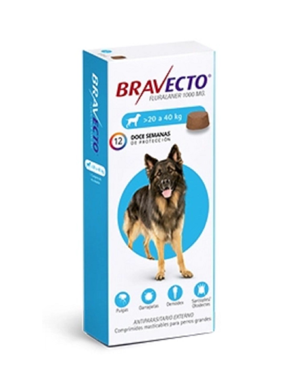 BRAVECTO - PERROS 20 - 40KG