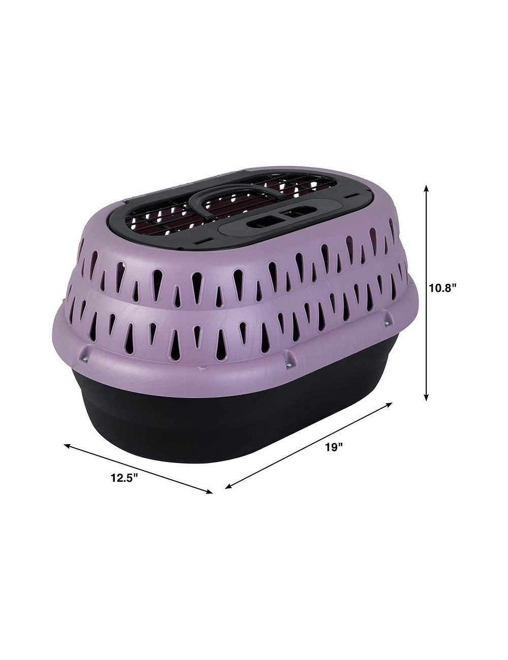 CAJA TRANS. CAT KENNEL DE DOS PUERTAS LILA (19") 5KG REF. 41455