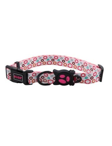 COLLAR DE NYLON DOCO -ESTAMPADO HEXAGONAL- M REF DCL002