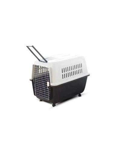 CAJA TRANSPORTADORA JCBPET CON RUEDA NEGRO REF HKX-004 - 81.5*55*60
