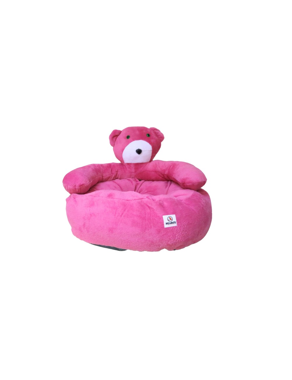 CAMA PELUDOS OSO DE PELUCHE ROSA G