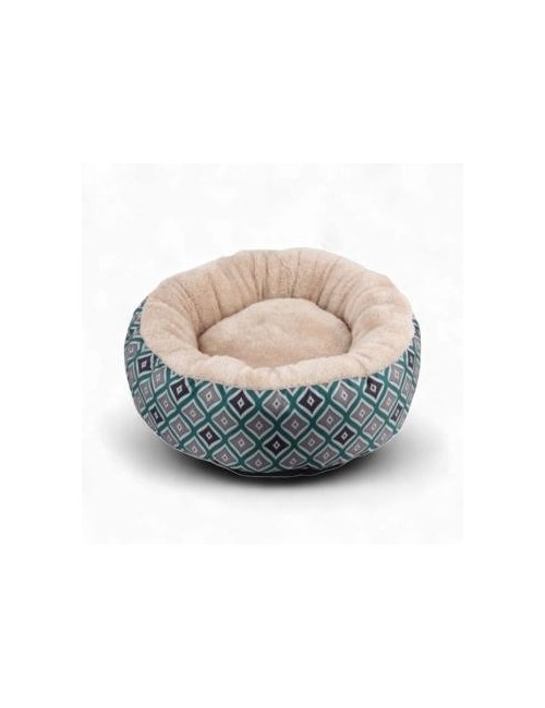 CAMA REDONDA -PAWISE- VERDE M PARA PERRO REF.: 12334