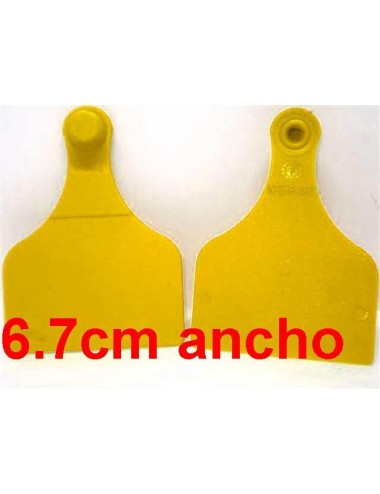 CARAVANA GRANDE AMARILLA -INGENPLAST- X UNIDAD