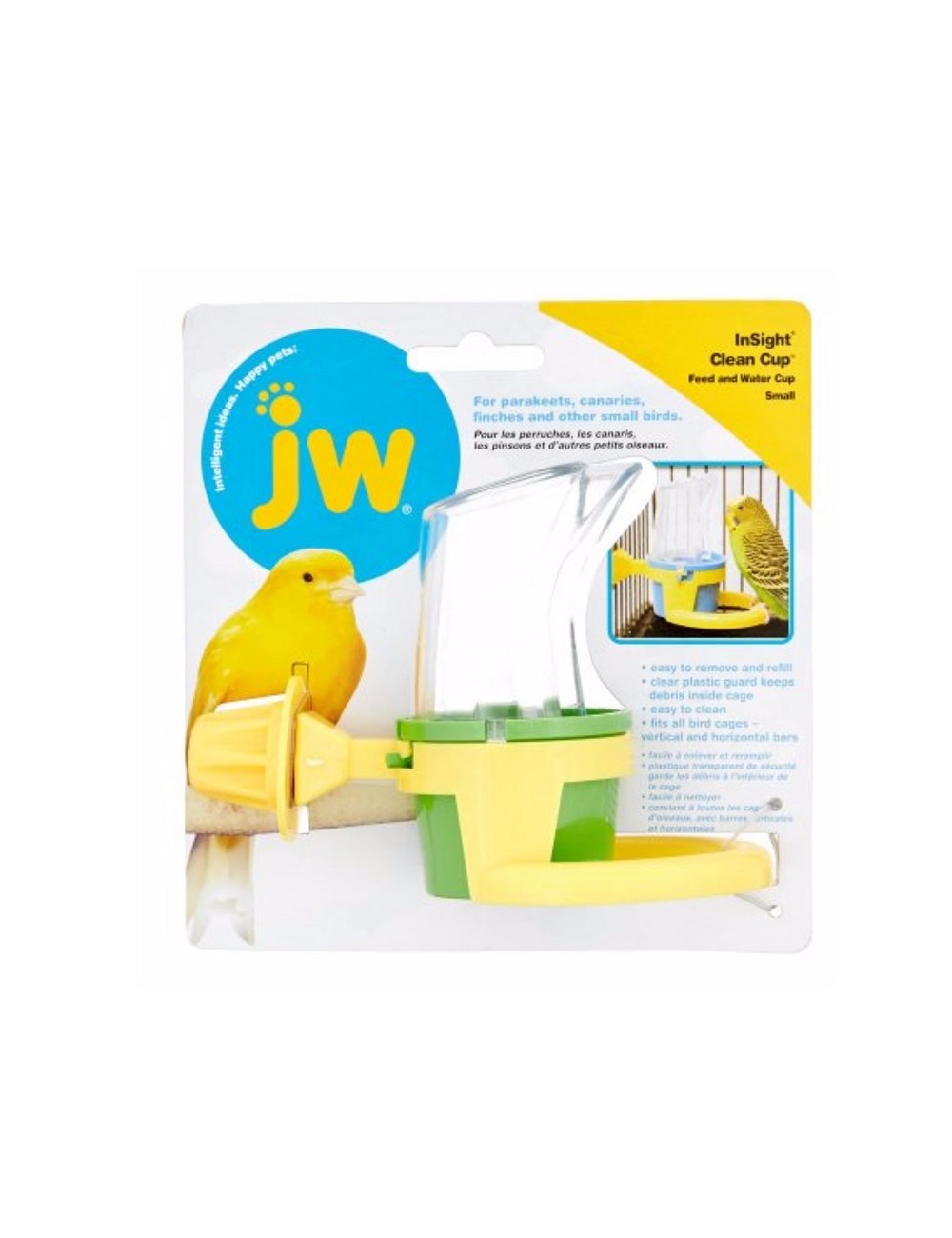 COMEDERO Y BEBEDERO PETMATE JW PARA AVES  REF. 31308