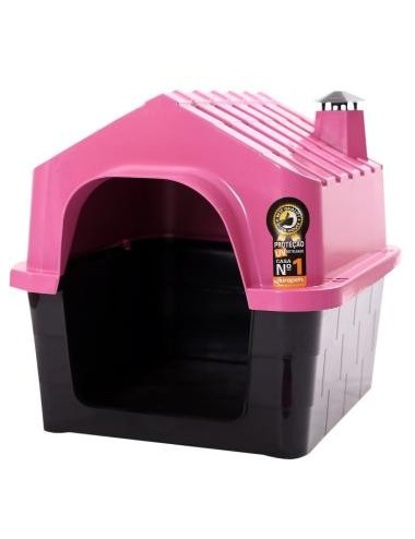 CASITA PARA PERRO -DURAPETS- ROSA N°2 REF.: 10284