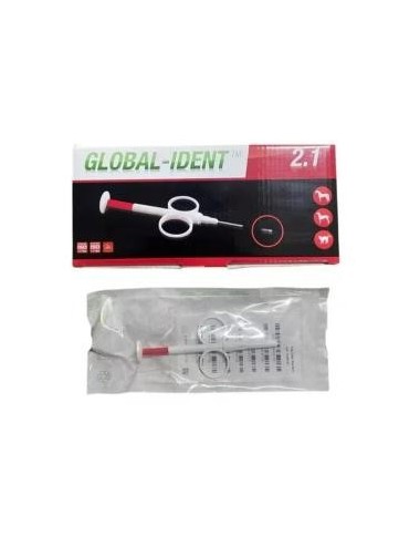 CHIP PARA IDENTIFICACION -GLOBAL IDENT CON JERINGA APLICADORA