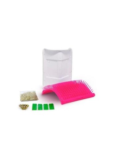 MASAJEADOR PARA GATO -TRUQYS PETS- ROSADO CON CATNIP REF.: 2040RS