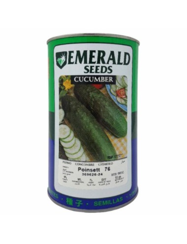 PEPINO POINSETT 76 -EMERALD- LATA X 500 GRAMOS