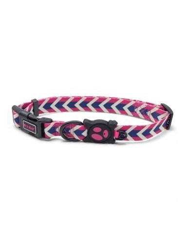 COLLAR DE NYLON DOCO  -ESTAMPADO LILA- S REF DCL002