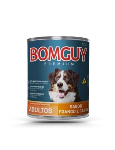 BOMGUY PREMIUM LATA PERRO ADULTO SABOR HIGADO Y POLLO 280 GRS.