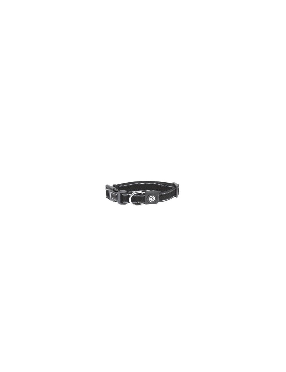 COLLAR DE NYLON DOCO REFLECTIVA -NEGRO- L REF DCA002