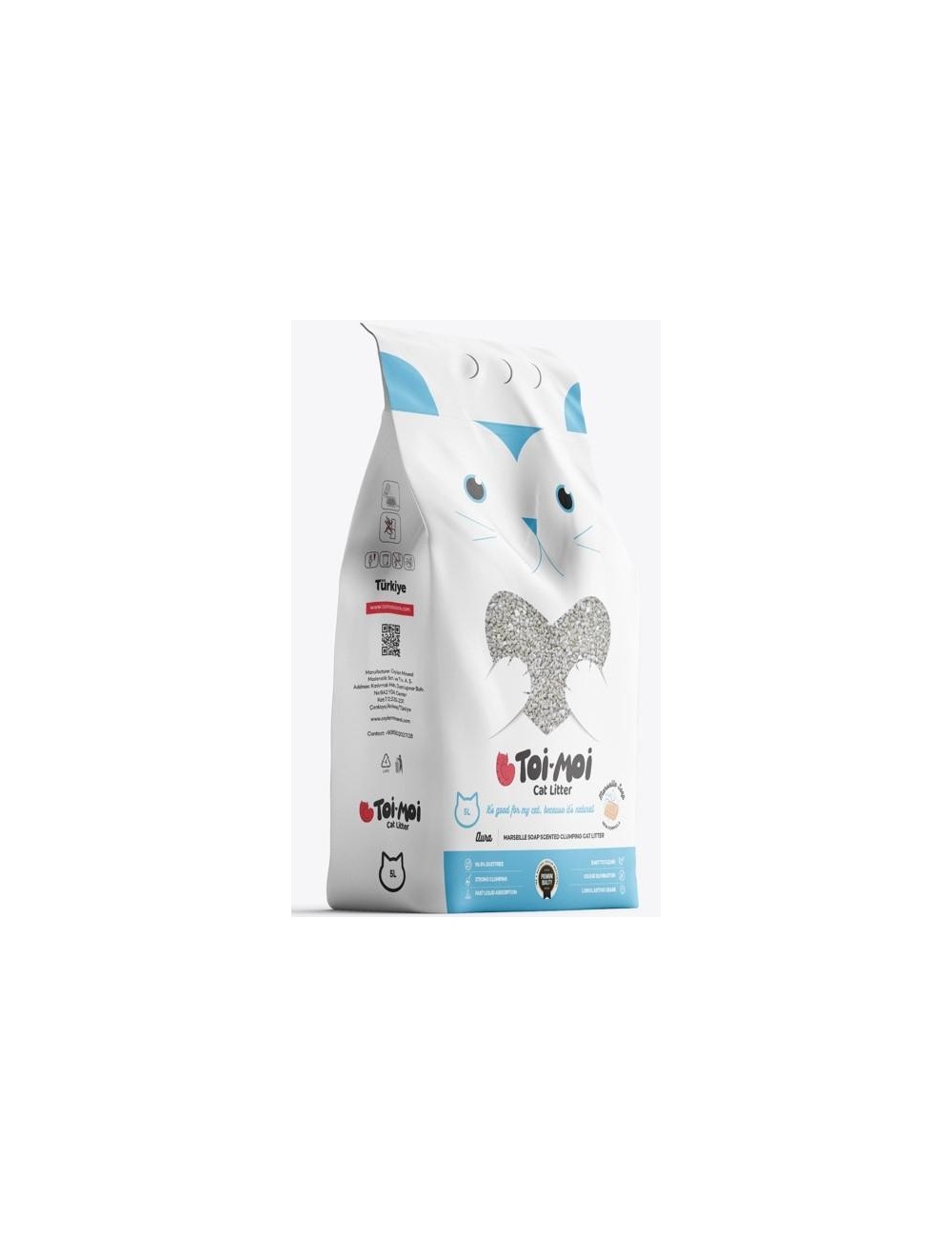 ARENA AURA -TOI MOI- MARSEILLE SOAP CLUMPING CAT LITTER X 5 LITROS