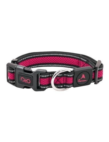 COLLAR DE NYLON DOCO REFLECTIVA -ROSADO- S REF DCA002