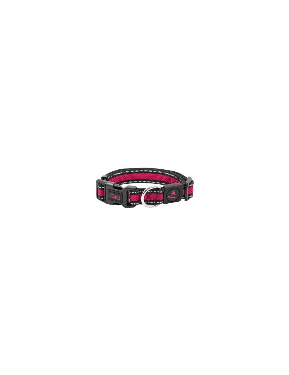 COLLAR DE NYLON DOCO REFLECTIVA -ROSADO- S REF DCA002
