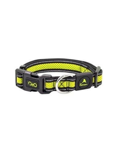 COLLAR DE NYLON DOCO REFLECTIVA -VERDE- L REF DCA002