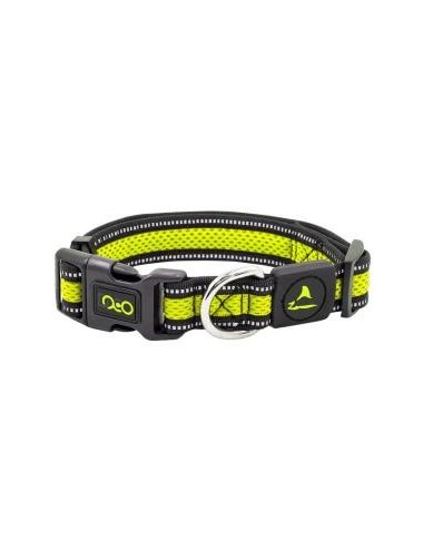 COLLAR DE NYLON DOCO REFLECTIVA -VERDE- S REF DCA002