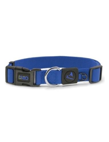 COLLAR DE NYLON DOCO SIGNATURE -AZUL MARINO- L REF DCSN002