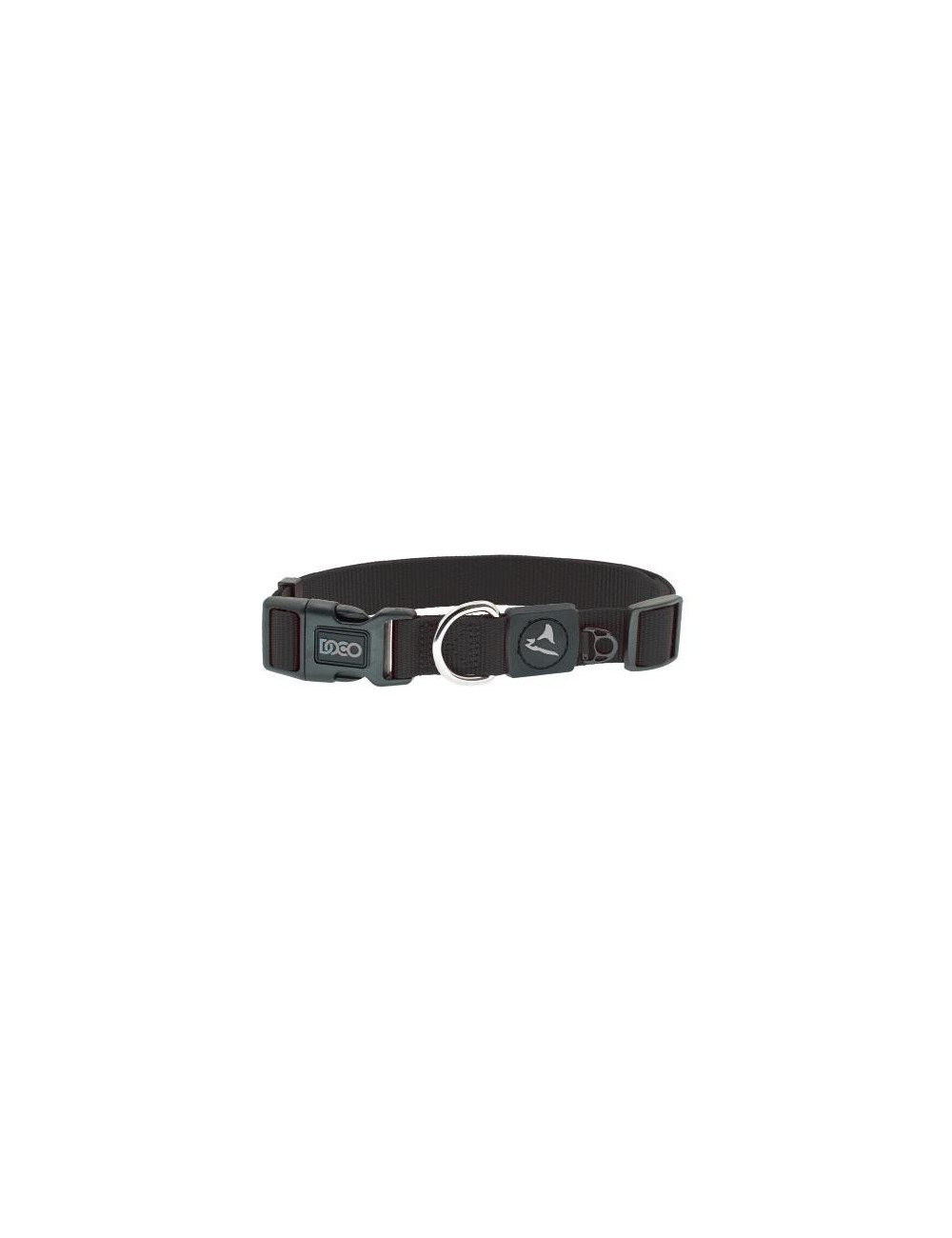 COLLAR DE NYLON DOCO SIGNATURE -NEGRO- M REF DCSN002