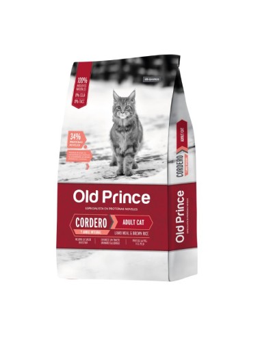 OLD PRINCE CORDERO Y ARROZ GATO ADULTO X 3KG.