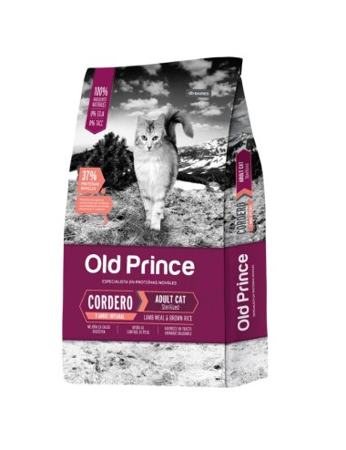 OLD PRINCE CORDERO Y ARROZ GATO ADULTO STERILIZED X 3KG