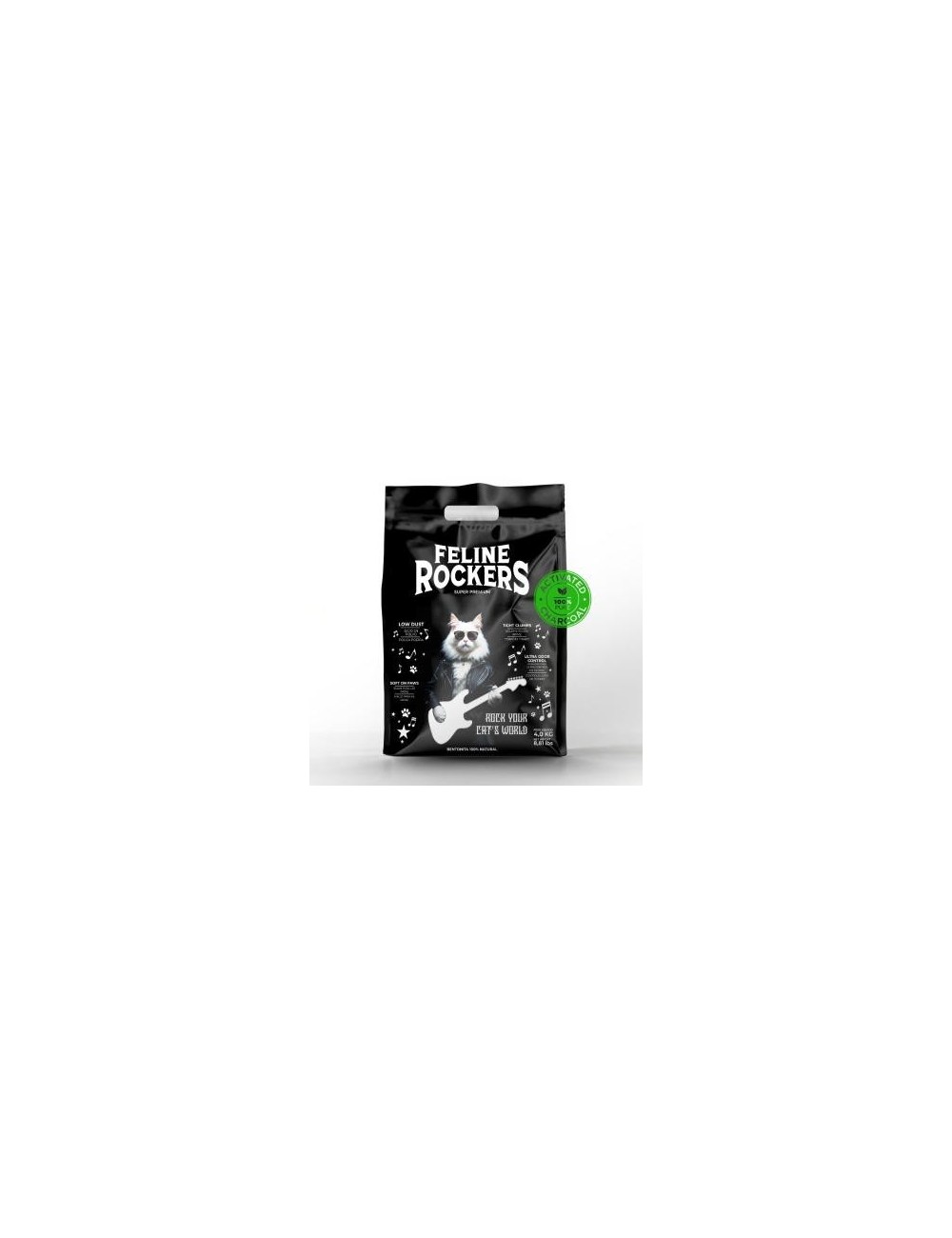 ARENA FELINE ROCKERS CARBON ACTIVADO X 4KG