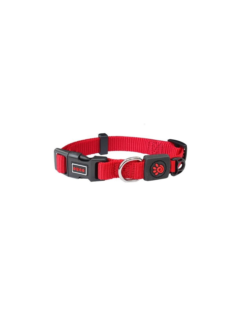 COLLAR DE NYLON DOCO SIGNATURE -ROJO- M REF DCSN002