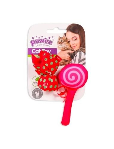 JUGUETE PARA GATO CARAMELO Y FLOR REF. 28124