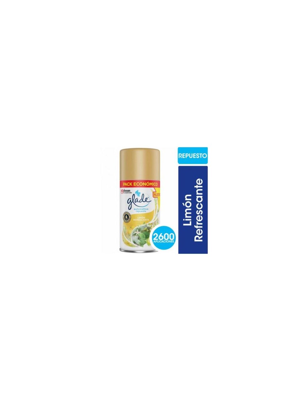 AROMATIZANTE GLADE AUTOMÁTICO REFILL LIMÓN 170ML