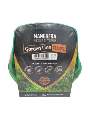 MANGUERA GARDEN LINE CLASSIC X 10 METROS (CON PICOS)