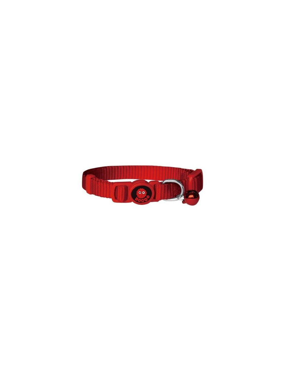 COLLAR DE NYLON P/ GATO DOCO -FURBALL ROJO- REF DCAT001